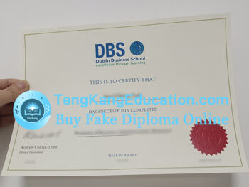 都柏林商学院毕业证Dublin Business School diploma