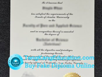 阿卡迪亚大学毕业证Acadia University diploma