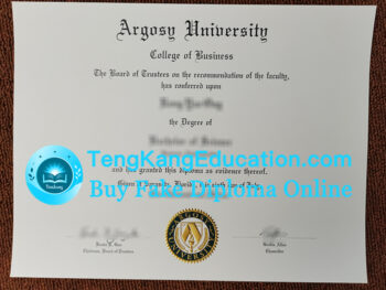 阿尔格西大学文凭Argosy University diploma