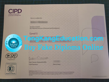 CIPD证书CIPD certificate