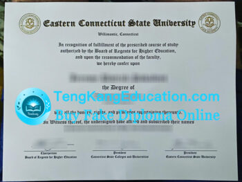 东康涅狄格州立大学文凭Eastern Connecticut State University diploma
