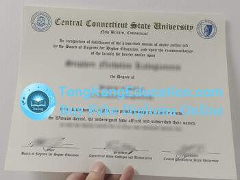 中康涅狄格州立大学文凭Central Connecticut State University diploma