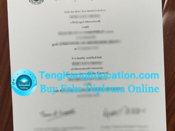 亚伯大学文凭Aberystwyth University diploma