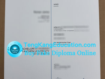 亚琛工业大学文凭RWTH Aachen Urkunde