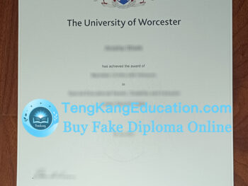伍斯特大学文凭University of Worcester diploma