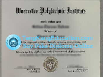 伍斯特理工学院毕业证Worcester Polytechnic Institute diploma