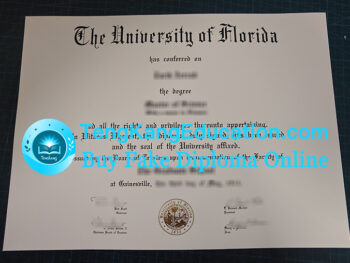 佛罗里达大学文凭University of Florida diploma