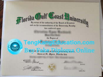 佛罗里达海湾海岸大学毕业证Florida Gulf Coast University diploma