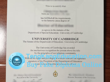 剑桥大学文凭University of Cambridge diploma