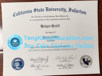 加州州立大学富勒顿分校毕业证California State University, Fullerton diploma