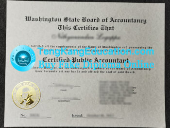 华盛顿州CPA证书Washington State CPA certificate