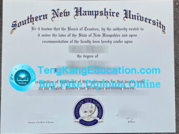 南新罕布什尔大学文凭Southern New Hampshire University diploma