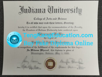 印第安纳大学毕业证Indiana University diploma