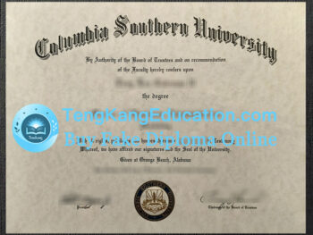哥伦比亚南方大学毕业证Columbia Southern University diploma
