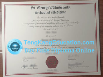 圣乔治大学医学院文凭St. George's University School of Medicine diploma
