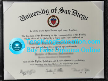 圣地亚哥大学文凭University of San Diego diploma