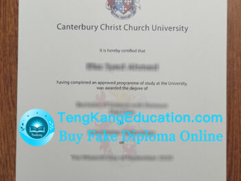 坎特伯雷基督教会大学文凭Canterbury Christ Church University diploma