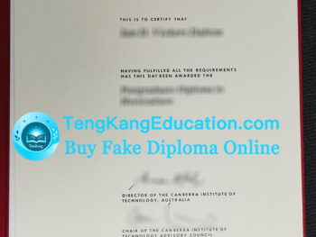 堪培拉理工学院文凭Canberra Institute of Technology diploma