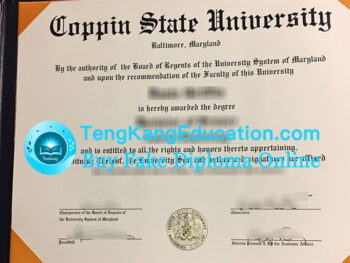 寇平州立大学毕业证Coppin State University diploma