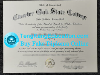 州立查特尔奥克学院毕业证Charter Oak State College diploma