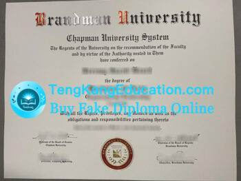 布兰德曼大学毕业证Brandman University diploma
