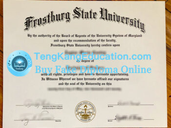 弗罗斯特堡州立大学文凭Frostburg State University diploma
