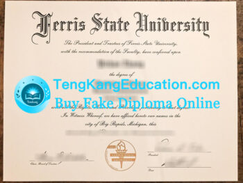 弗里斯州立大学毕业证Ferris State University diploma