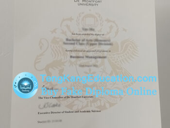德蒙福特大学文凭De Montfort University diploma