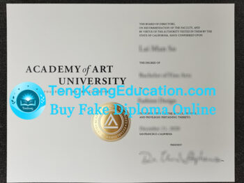 旧金山艺术大学毕业证Academy of Art University diploma