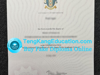 朴茨茅斯大学文凭University of Portsmouth diploma