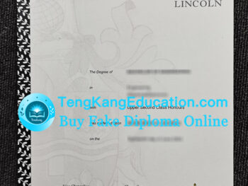 林肯大学毕业证University of Lincoln diploma