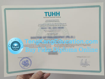 汉堡工业大学文凭Technische Universität Hamburg Urkunde