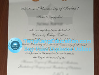 爱尔兰国立大学文凭National University of Ireland diploma