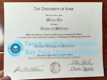 爱荷华大学文凭University of Iowa diploma