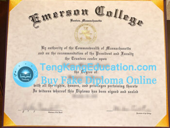 爱默生学院毕业证Emerson College diploma