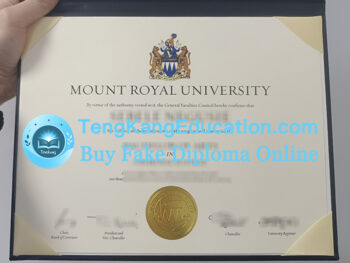 皇家山大学毕业证Mount Royal University diploma