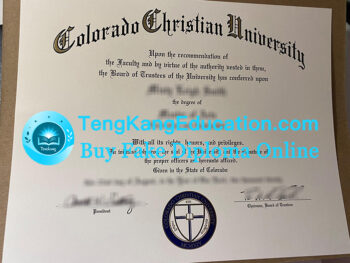 科罗拉多基督大学毕业证Colorado Christian University diploma