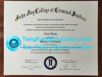 约翰杰伊刑事司法学院毕业证John Jay College of Criminal Justice diploma