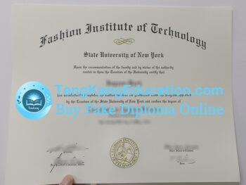 纽约时装学院文凭Fashion Institute of Technology diploma