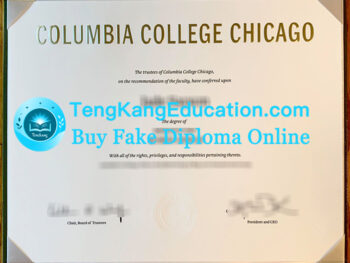 芝加哥哥伦比亚学院毕业证Columbia College Chicago diploma