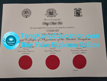 英国皇家内科医师学会证书Royal College of Physicians certificate