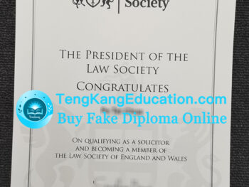 英格兰及威尔士律师协会证书Law Society certificate