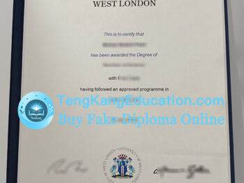西伦敦大学文凭University of West London diploma
