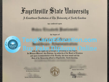 费耶特维尔州立大学文凭Fayetteville State University diploma