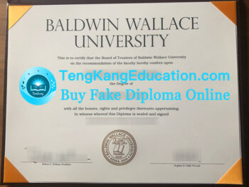 鲍德温华莱士大学毕业证Baldwin Wallace University diploma