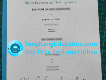 QQI Awards文凭Quality and Qualifications Ireland diploma