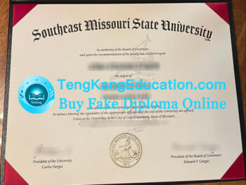 东南密苏里州立大学文凭Southeast Missouri State University diploma