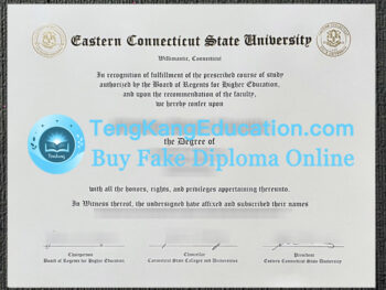 东康涅狄格州立大学毕业证Eastern Connecticut State University diploma