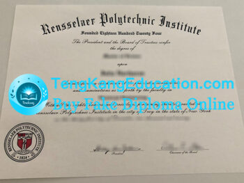伦斯勒理工学院文凭Rensselaer Polytechnic Institute diploma