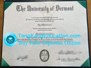佛蒙特大学毕业证University of Vermont diploma